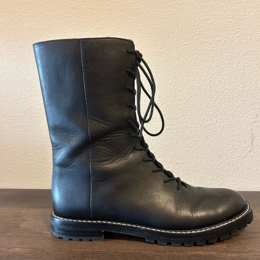 J. Crew Gwen Lug Sole Lace Up Boots